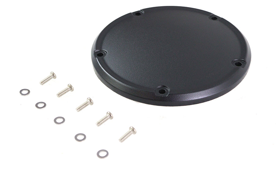 M8 Wrinkle Black 5-Hole Smooth Derby Cover