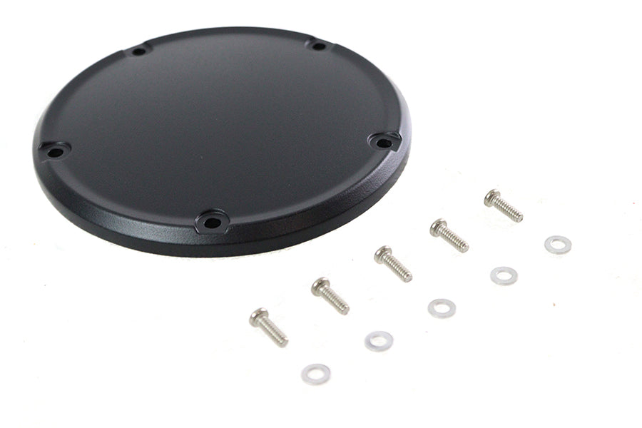 M8 Wrinkle Black 5-Hole Smooth Derby Cover