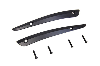 Black Split Windshield Trim Set