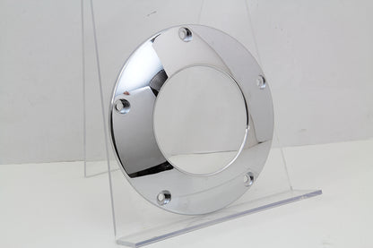 Chrome 5-Hole C-Thru Derby Cover