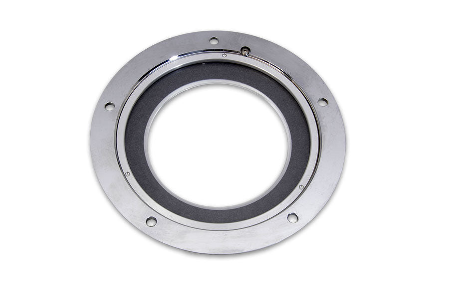 Chrome 5-Hole C-Thru Derby Cover