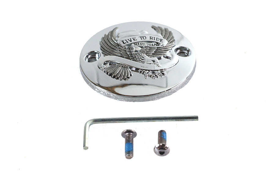 M8 Ignition System Cover Eagle Chrome