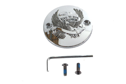 M8 Ignition System Cover Eagle Chrome