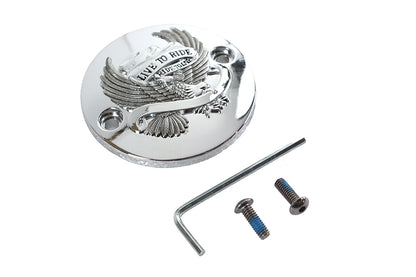 M8 Ignition System Cover Eagle Chrome