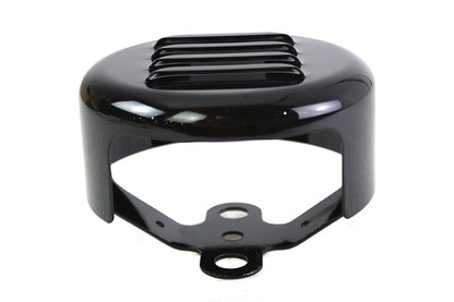 Black Louvered Horn Cover