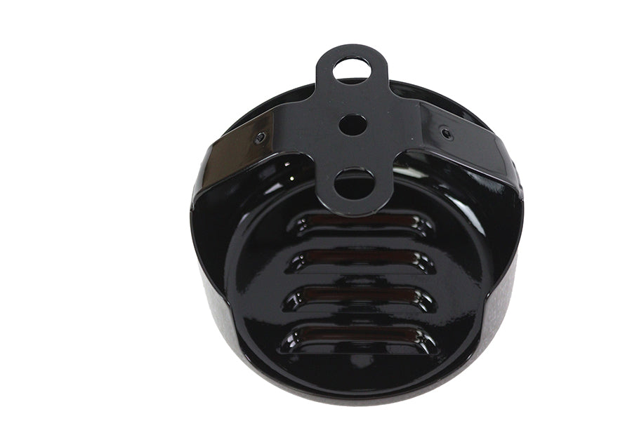 Black Louvered Horn Cover