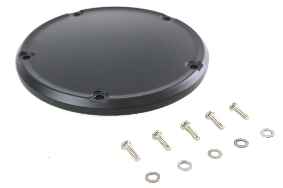 Matte Black 5 Hole Domed Derby Cover