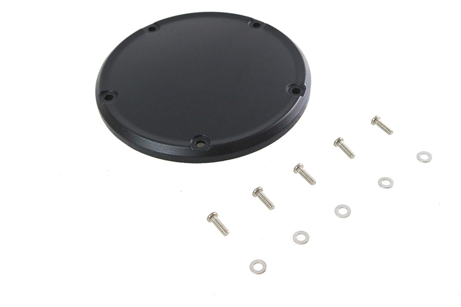 Wrinkle Black 5 Hole Domed Derby Cover