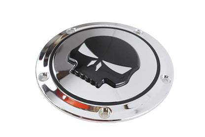 Chrome 5 Hole Skull Derby Cover