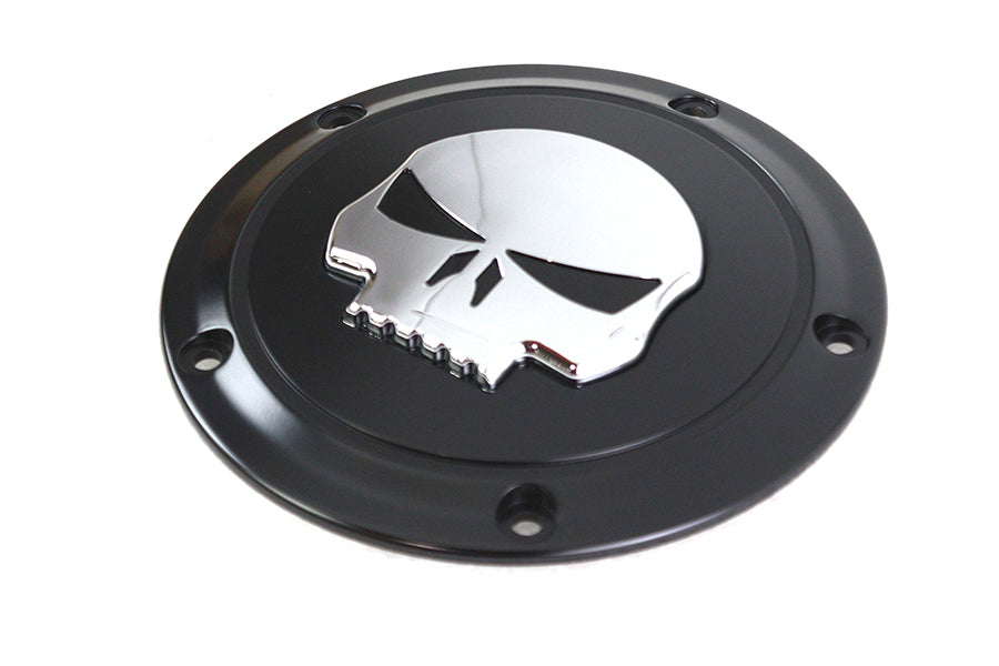 Black 5 Hole Skull Derby Cover