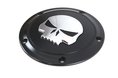 Black 5 Hole Skull Derby Cover