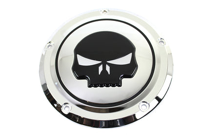 Chrome 5 Hole Skull Derby Cover