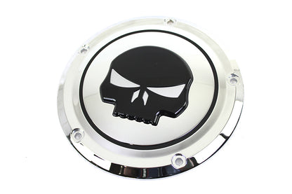 Chrome 5 Hole Skull Derby Cover