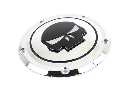 Chrome 5 Hole Skull Derby Cover