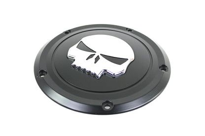 Black 5 Hole Skull Derby Cover