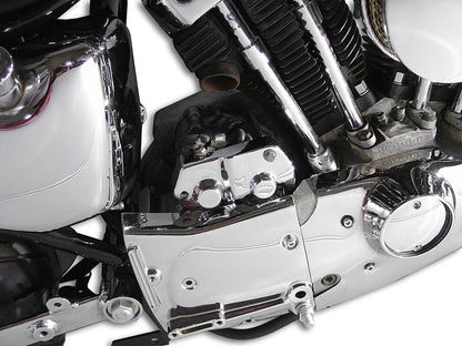 Starter Cover Chrome 1-Piece