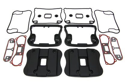 Top Rocker Box Cover and D-Ring Kit Black