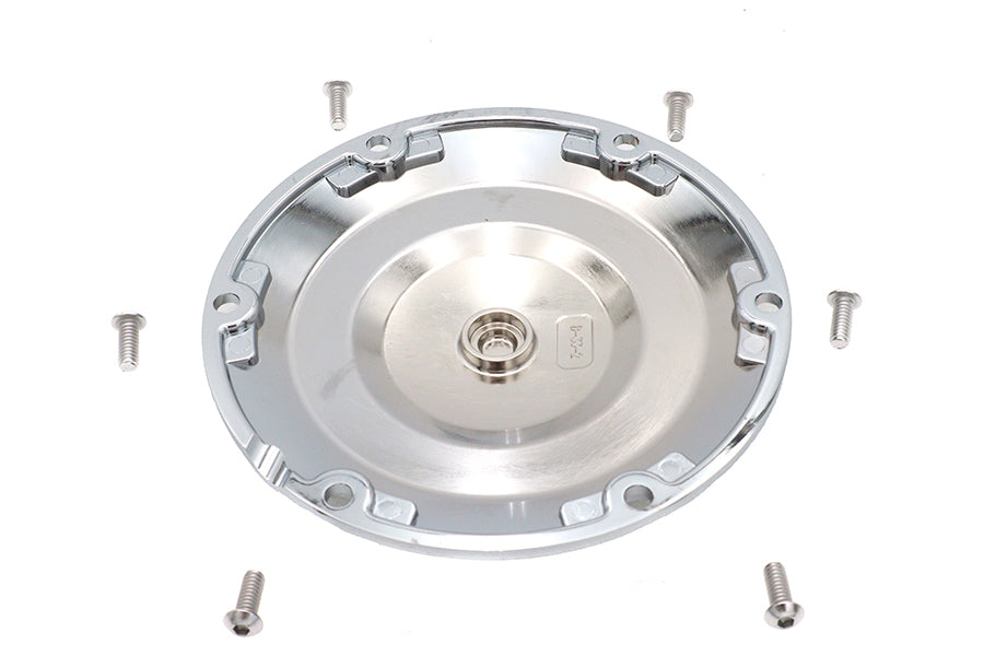 Chrome 6-Hole Flame Derby Cover