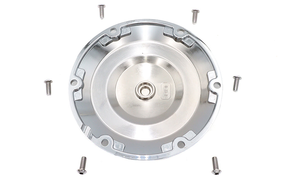 Chrome 6-Hole Flame Derby Cover