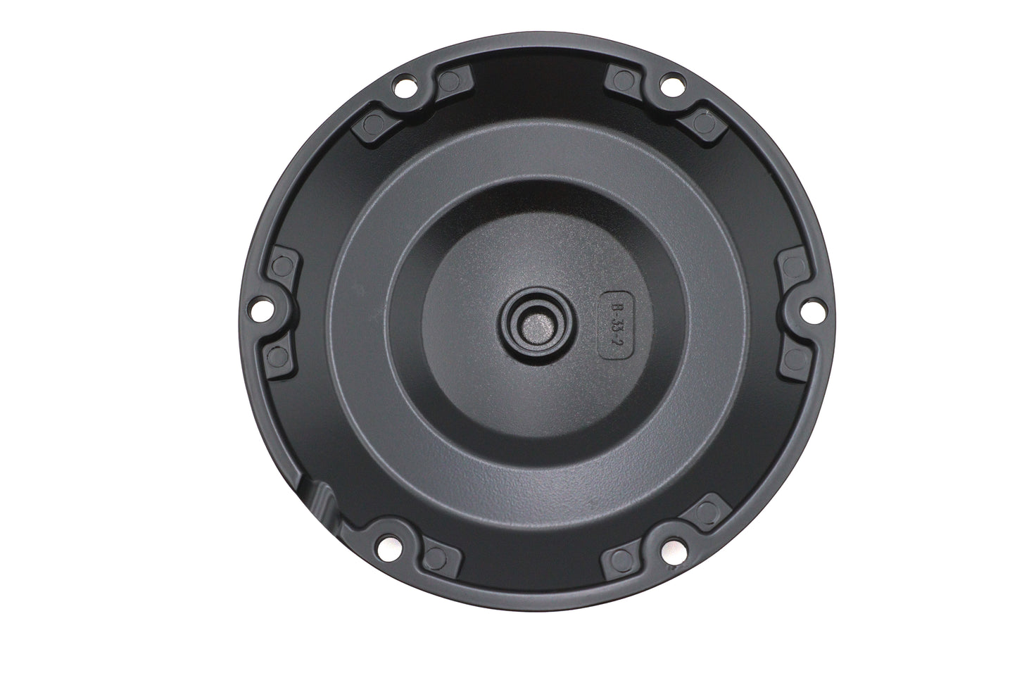 Black 6-Hole Flame Derby Cover