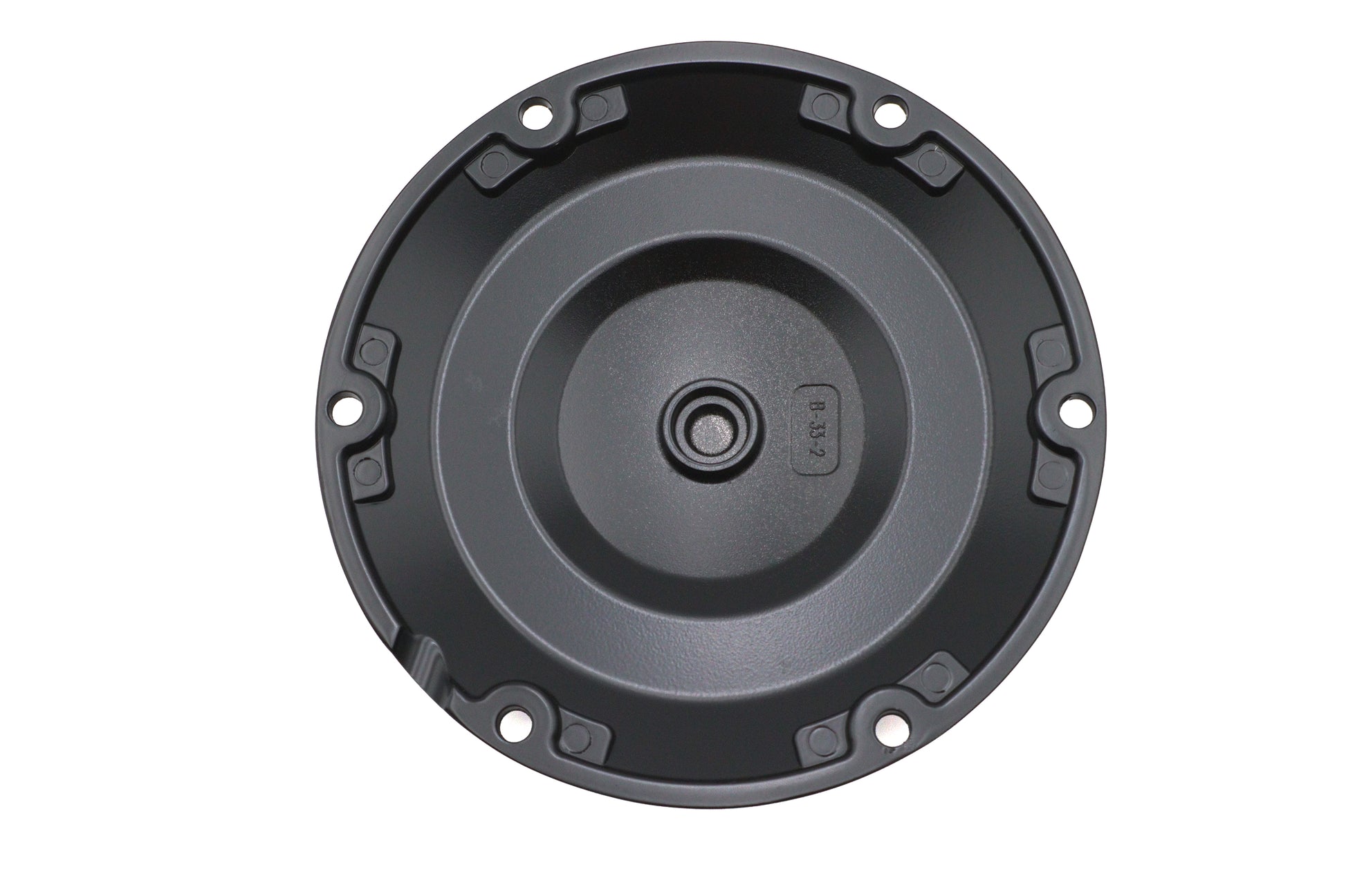 Black 6-Hole Flame Derby Cover