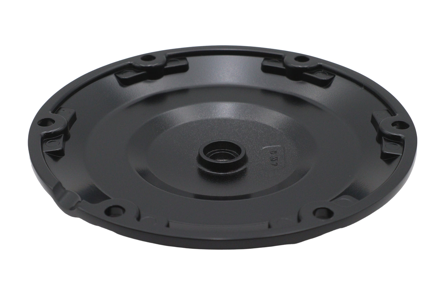 Black 6-Hole Flame Derby Cover
