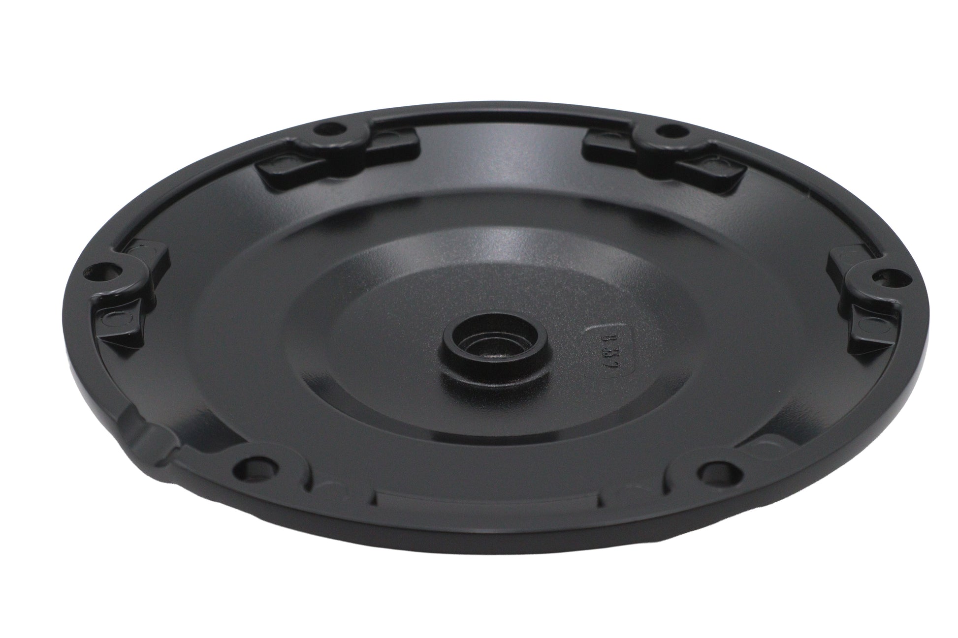 Black 6-Hole Flame Derby Cover