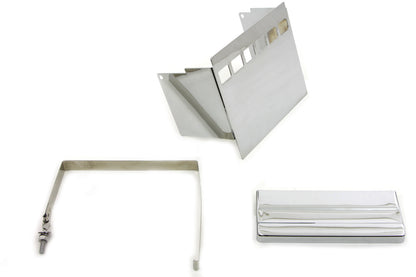Chrome Square Battery Cover Kit