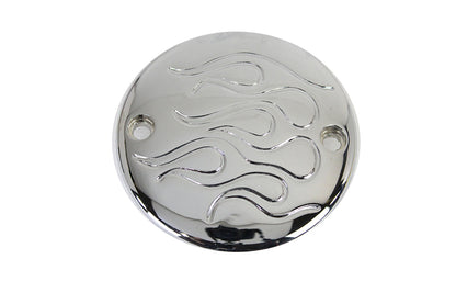 Chrome 2-Hole Flame Ignition System Cover