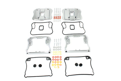 Top Rocker Box Cover and D-Ring Kit Chrome