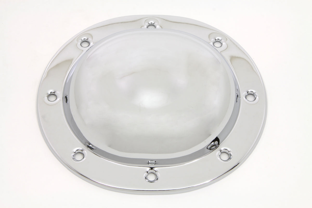 Steel Dimple Derby Cover Chrome