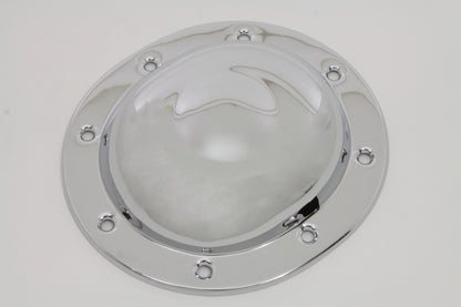 Steel Dimple Derby Cover Chrome