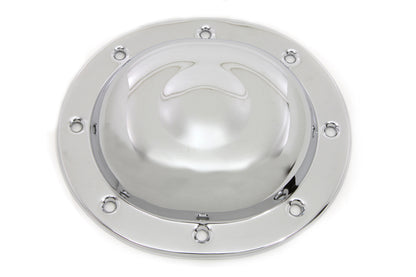 Steel Dimple Derby Cover Chrome