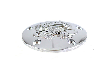 Live to Ride Ignition System Cover 5-Hole Chrome