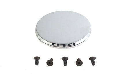 Smooth Chrome Ignition System Cover with Hidden Screws