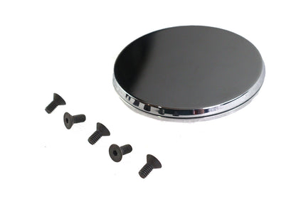Smooth Chrome Ignition System Cover with Hidden Screws