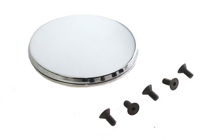 Smooth Chrome Ignition System Cover with Hidden Screws