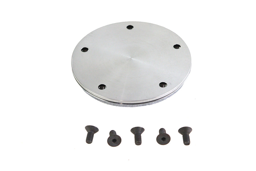 Smooth Chrome Ignition System Cover with Hidden Screws