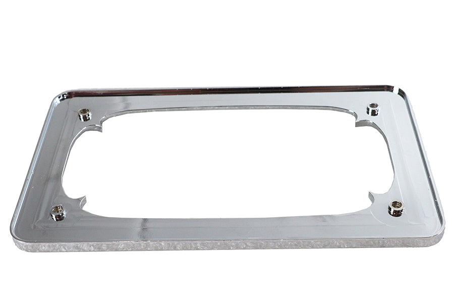 License Plate Frame Thorn Style Chrome Billet