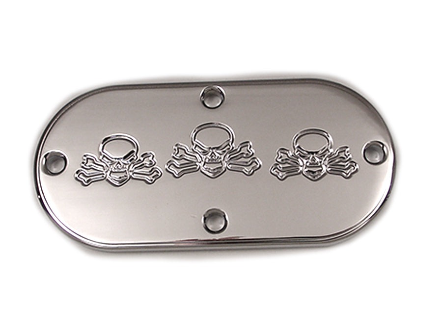 Bonehead Skull Inspection Cover Chrome