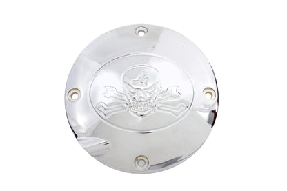 Skull Clutch Inspection Cover Chrome