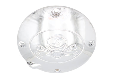 Skull Clutch Inspection Cover Chrome
