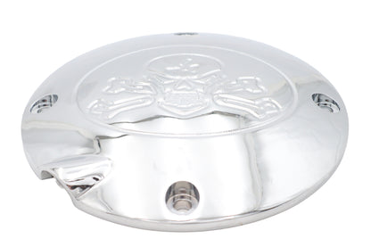 Skull Clutch Inspection Cover Chrome