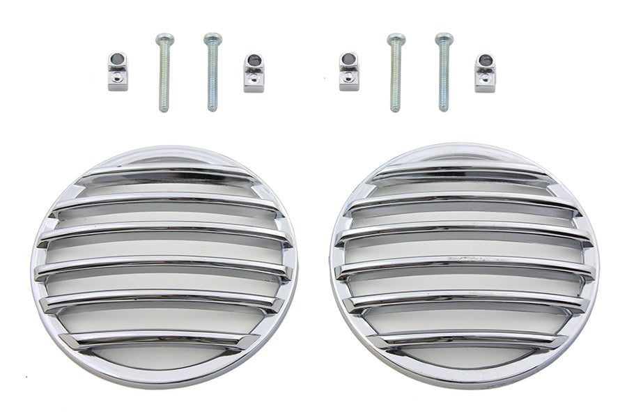 Turn Signal Lens Grille Set Chrome