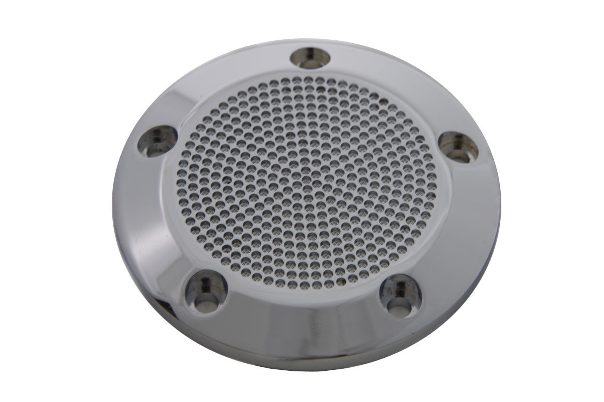 Chrome 5-Hole Perforated Ignition System Cover