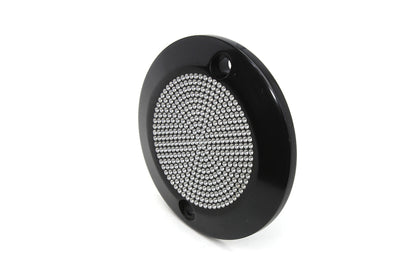 Black 2-Hole Perforated Ignition System Cover