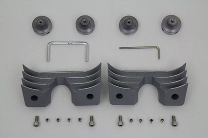 Head Bolt and Spark Plug Cover Kit Silver