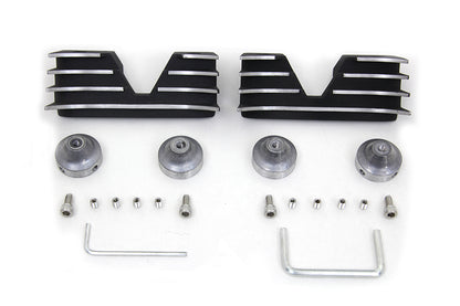 Head Bolt and Spark Plug Cover Kit Black