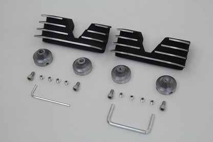 Head Bolt and Spark Plug Cover Kit Black