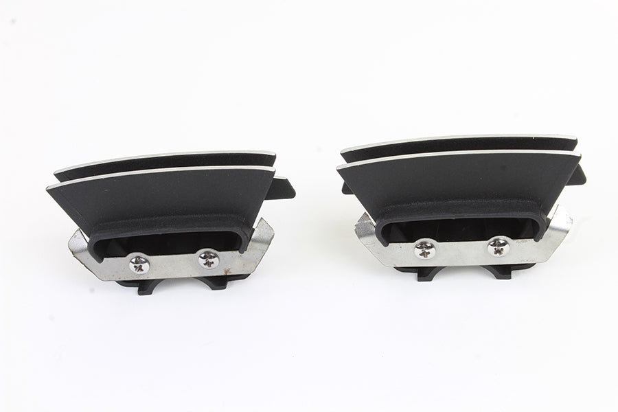 M8 Finned Spark Plug Cover Set Black